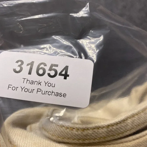 Levis 501 Jeans Men 30x28 Beige Straight Classic Button Light Wash - Picture 13 of 13